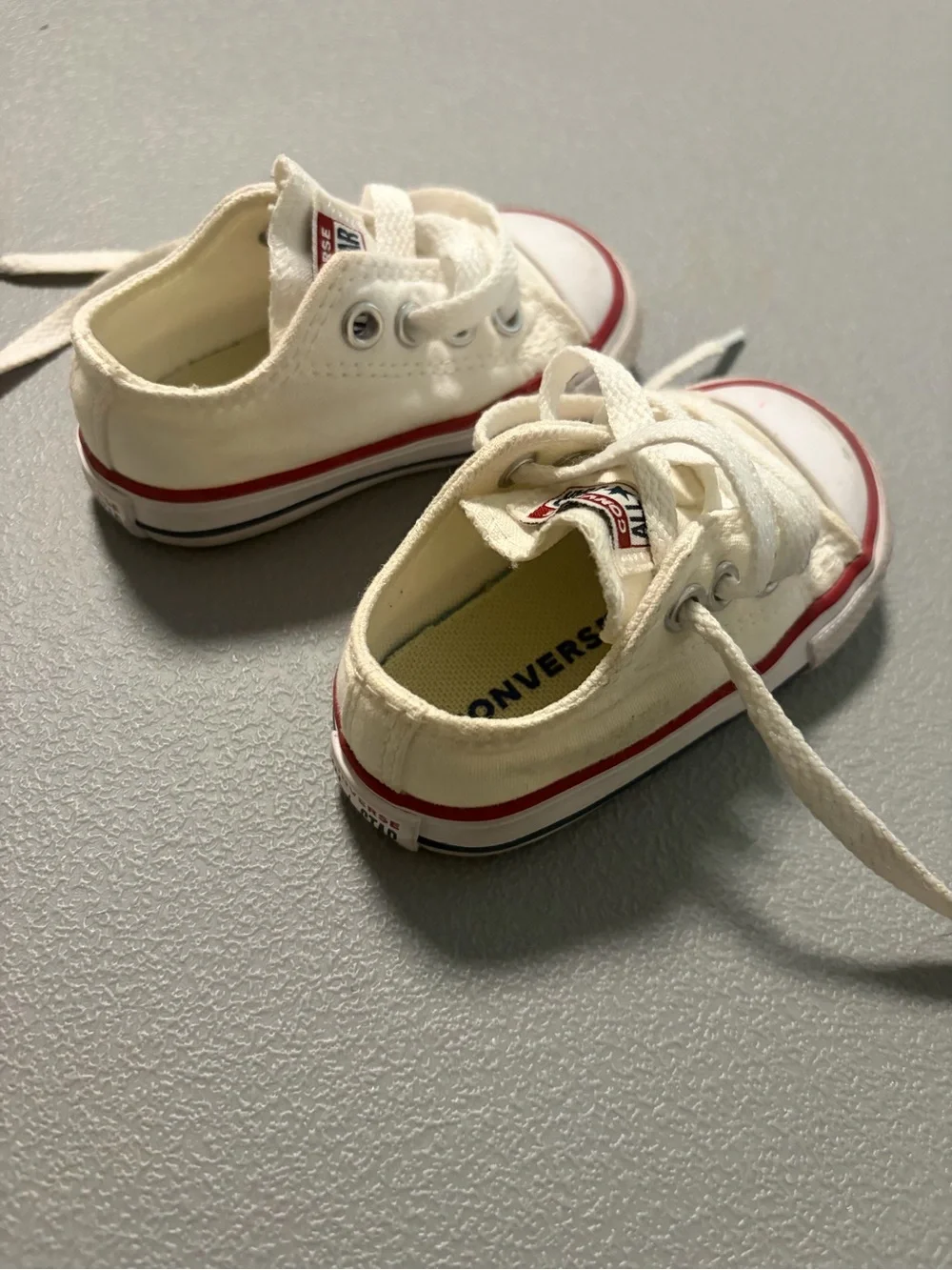 Converse Kids' White Low-Top Sneakers